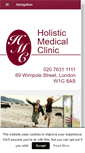 Mobile Screenshot of holisticmedical.co.uk